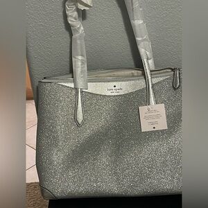 Kate Spade Sparkling Silver Tote